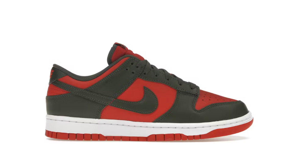 Nike Dunk Low Mystic Red Cargo Khaki