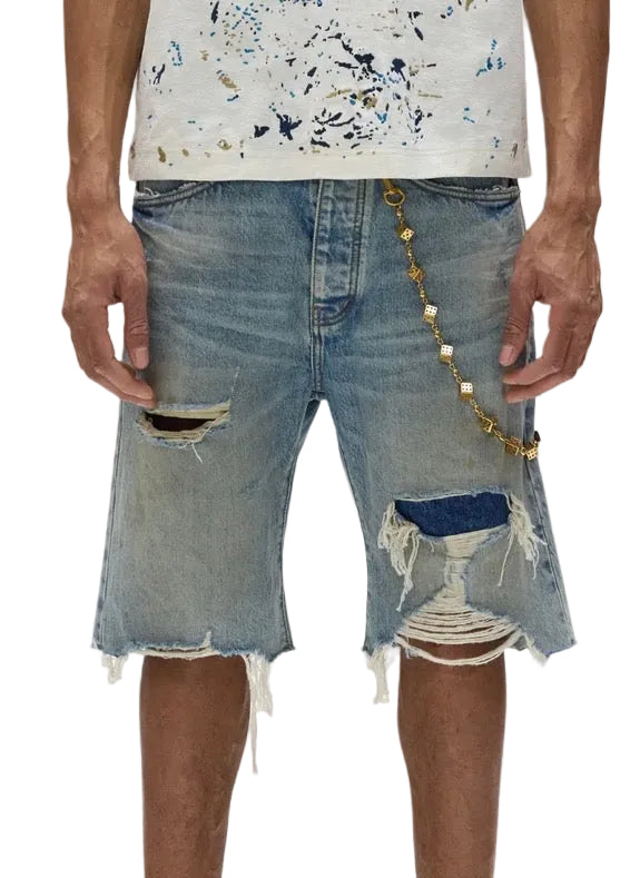 Purple Brand Distressed Patch
Shorts
