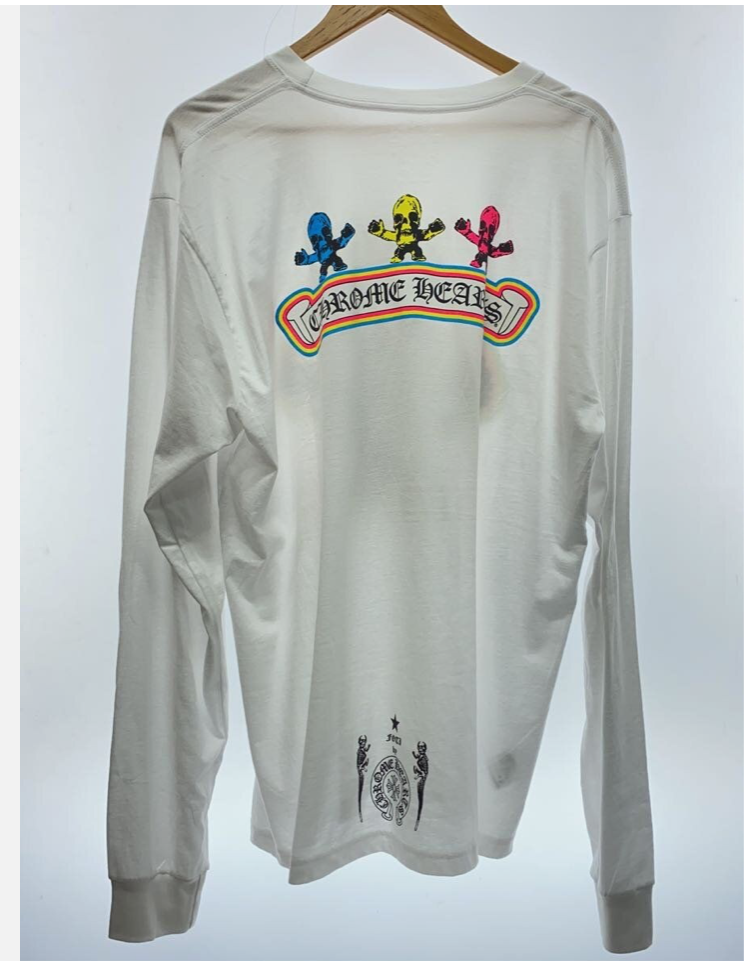 Chrome Hearts Foti L/S White Rainbow