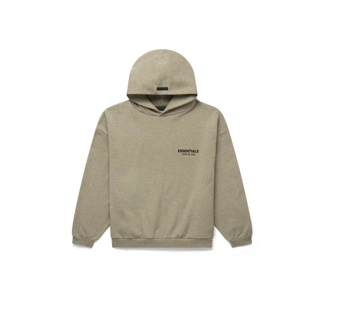 Essentials Fear of God Fleece Hoodie Heather Grey