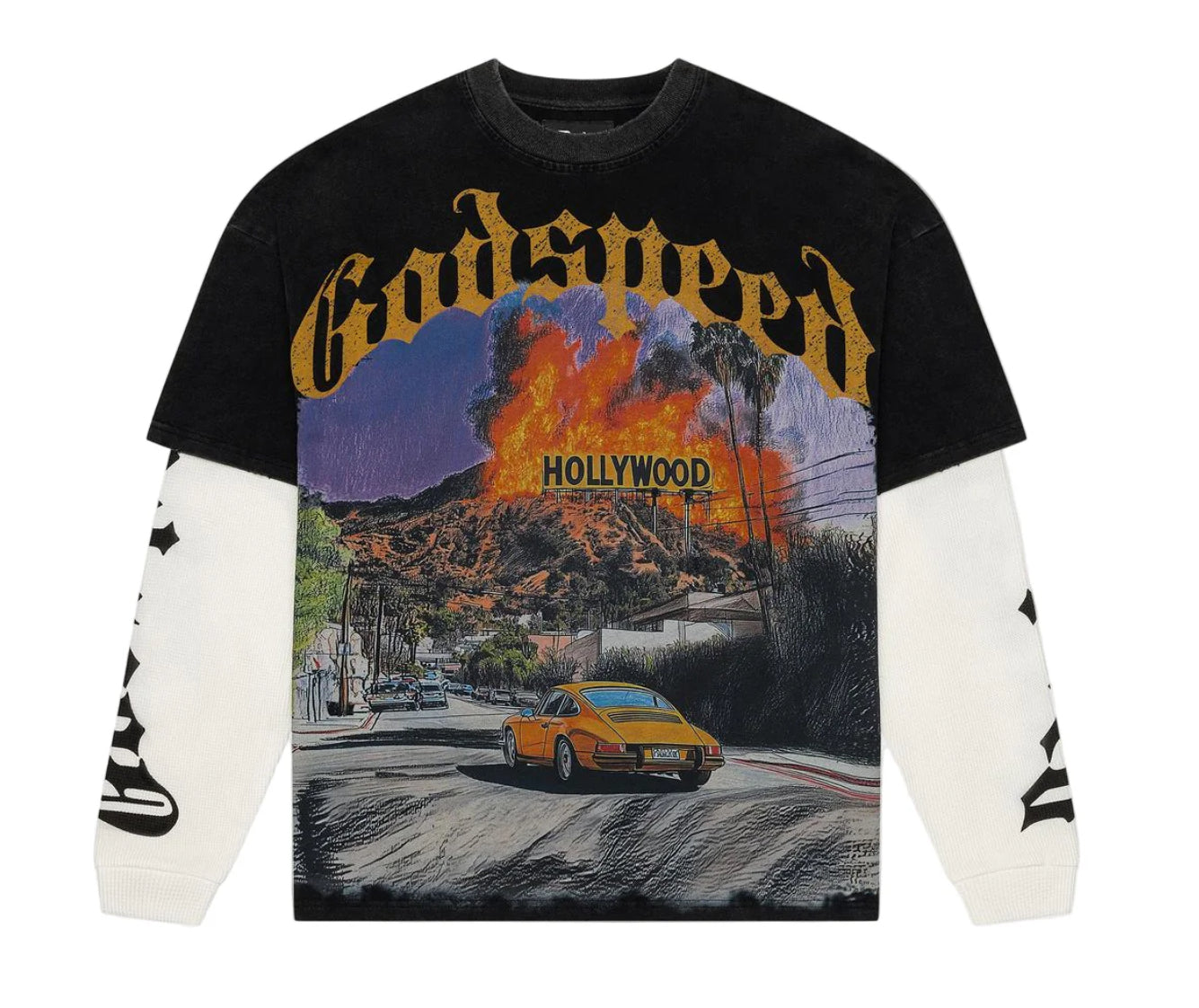 Godspeed Los Scandalous Layered L/S Shirt (Black)
