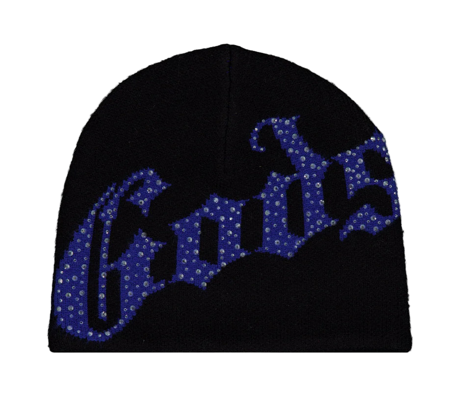 Godspeed OG Logo Studded Beanie Blue