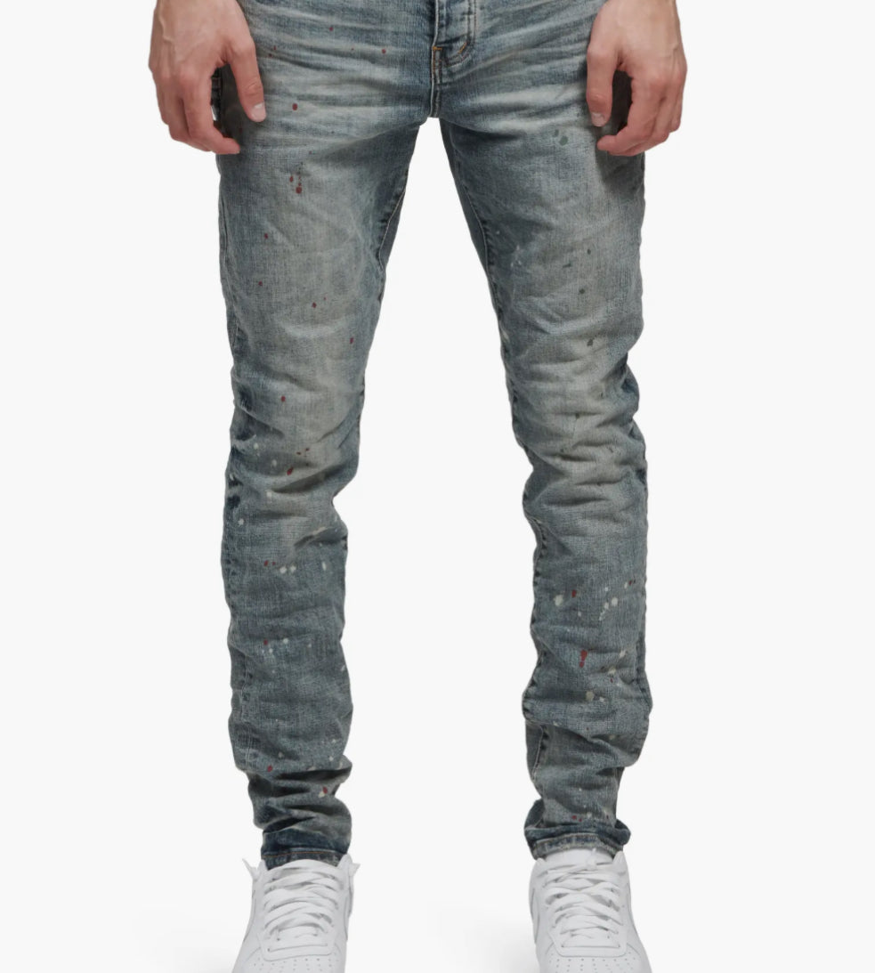 Purple Brand Vintage Spotted Indigo