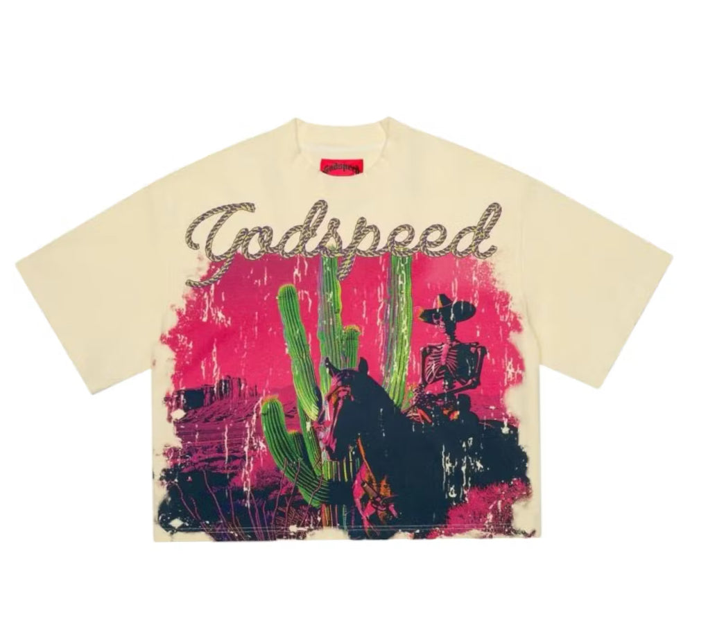 Godspeed West World Tee (Bone Beige)