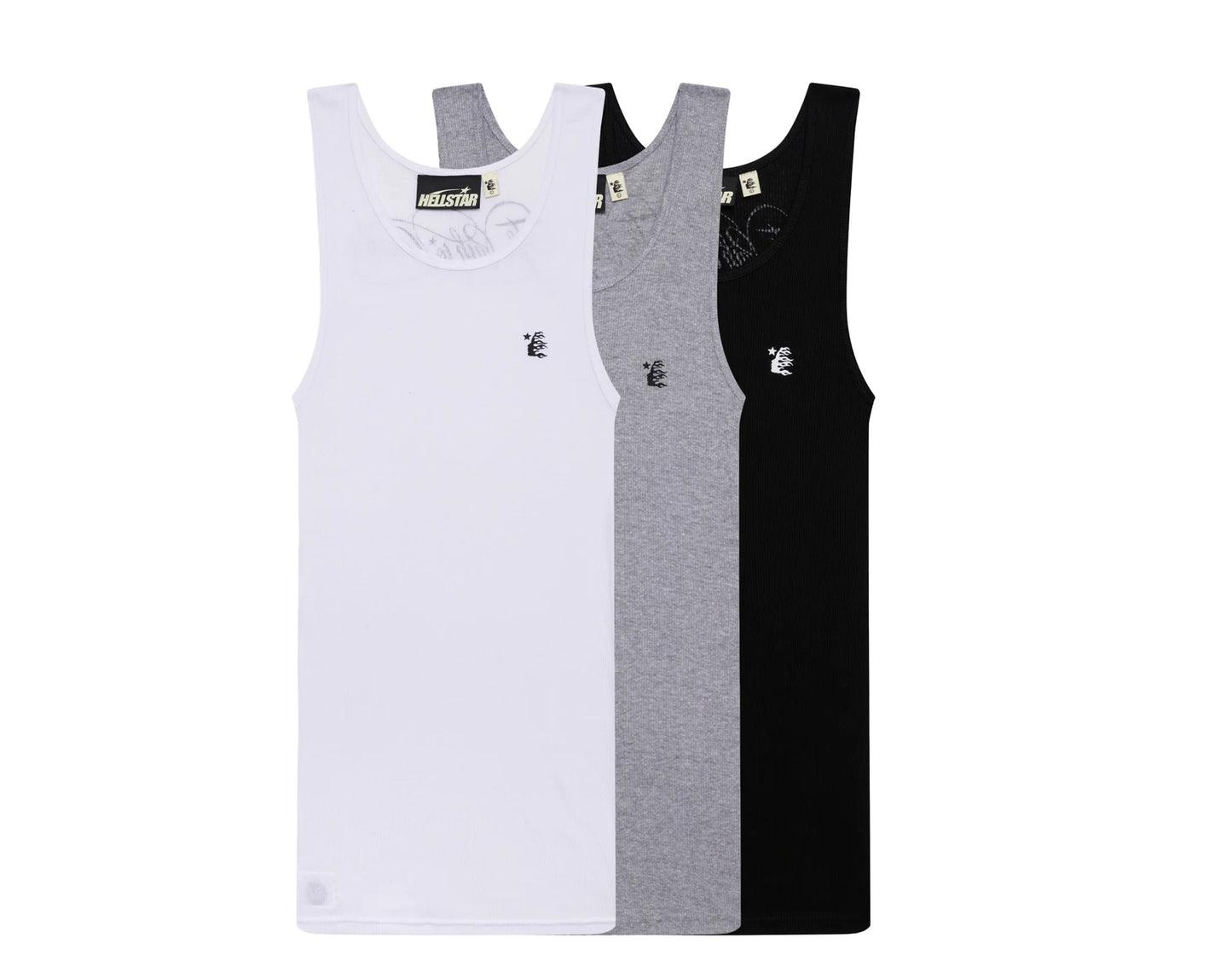 Hellstar Tank Top 3 Pack (White, Black, Gray)