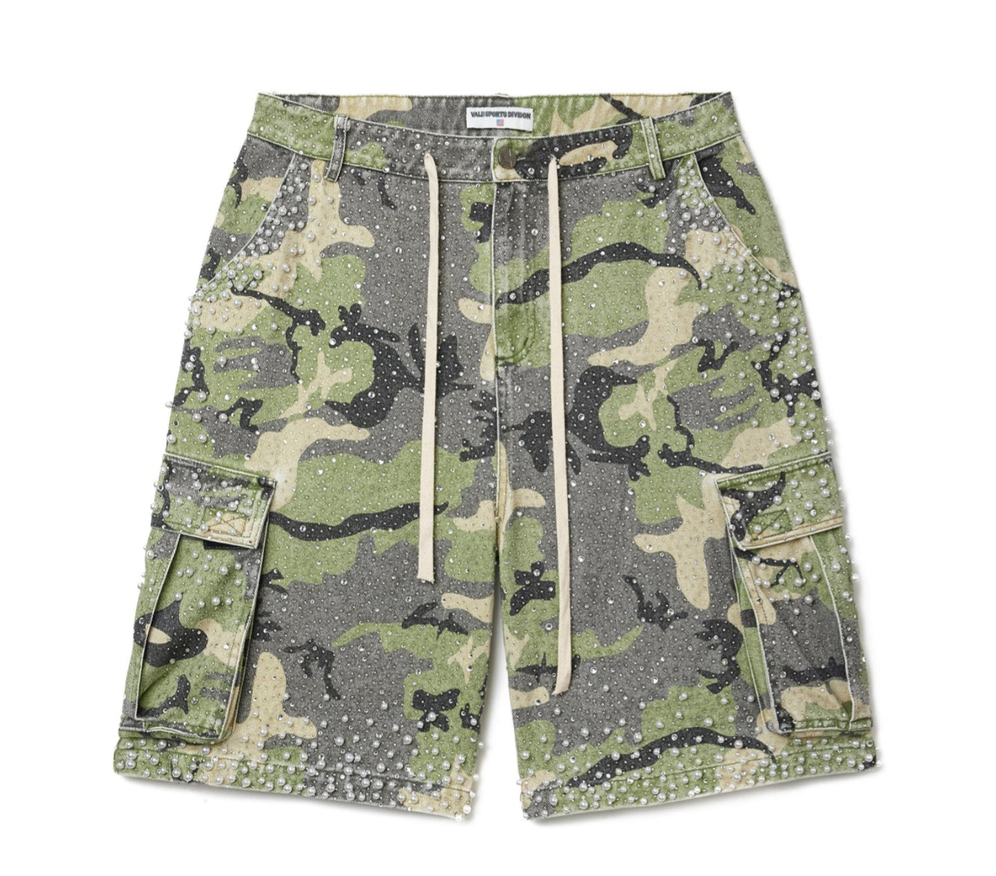 Vale Forever Rainstorm Jean Shorts (Camo)