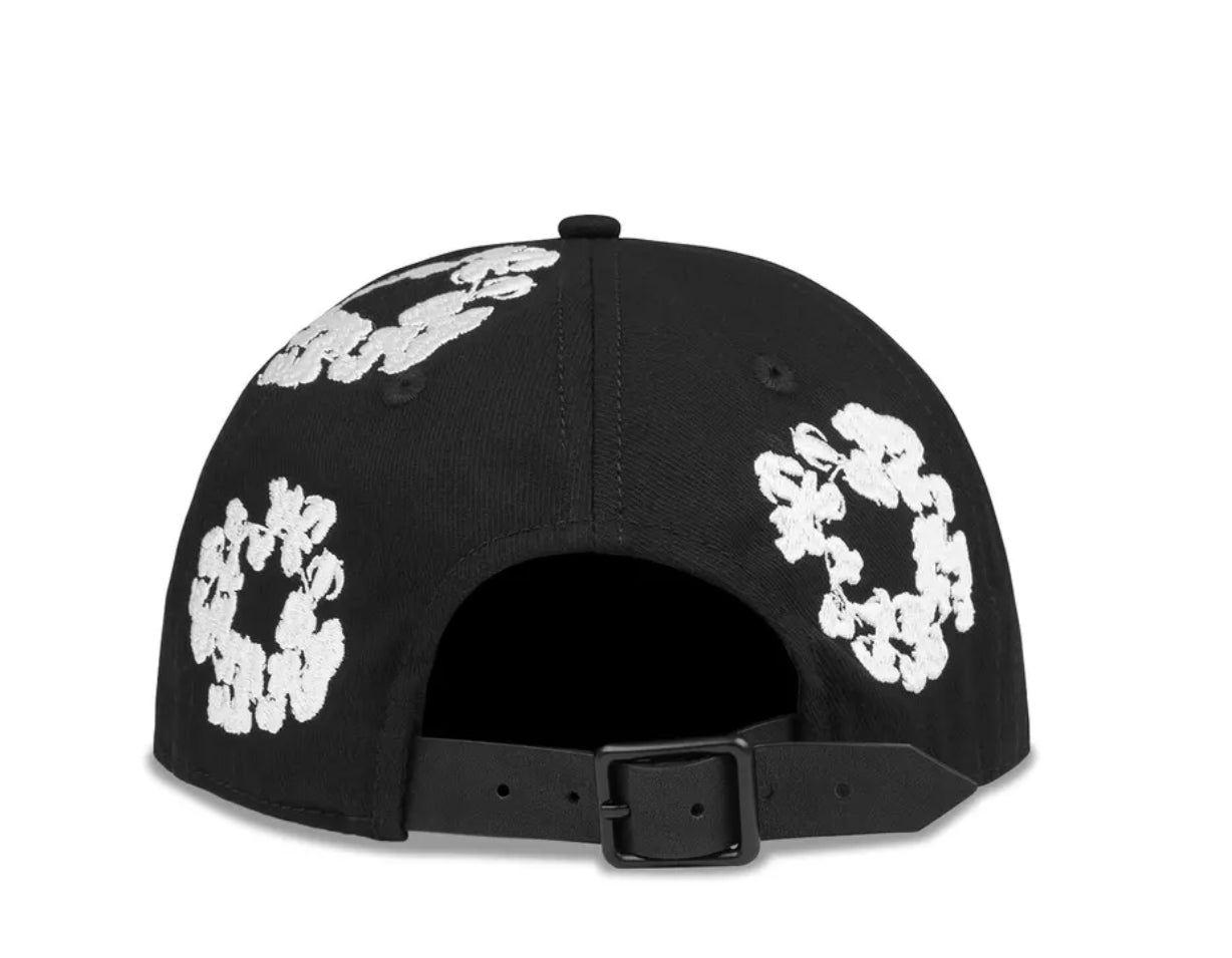 Denim Tears The Cotton Wreath Cap (Black)