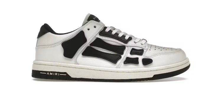 AMIRI Skel Top Low White Black (Women's)