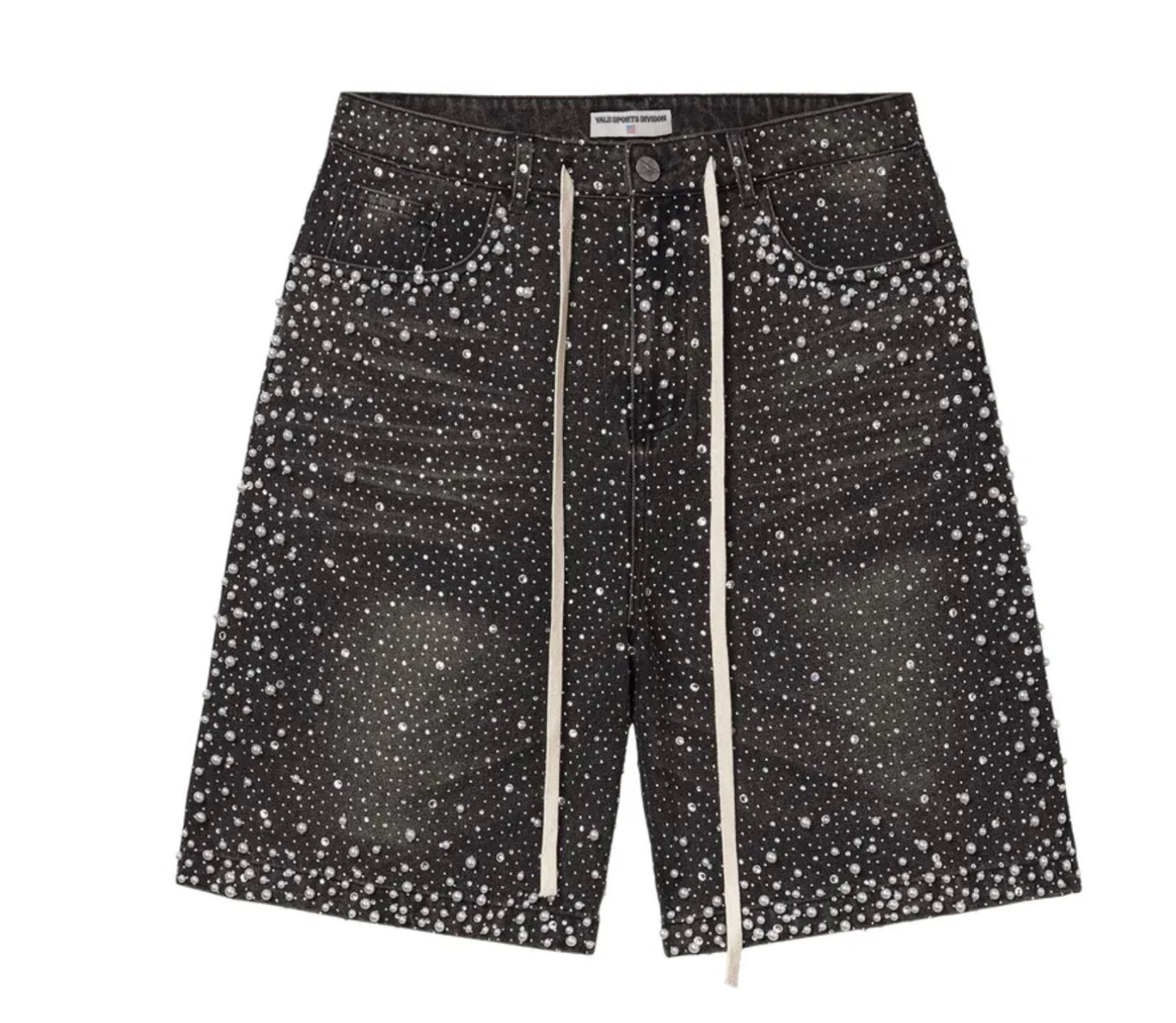 Vale Forever Rainstorm Jean Shorts (Black)