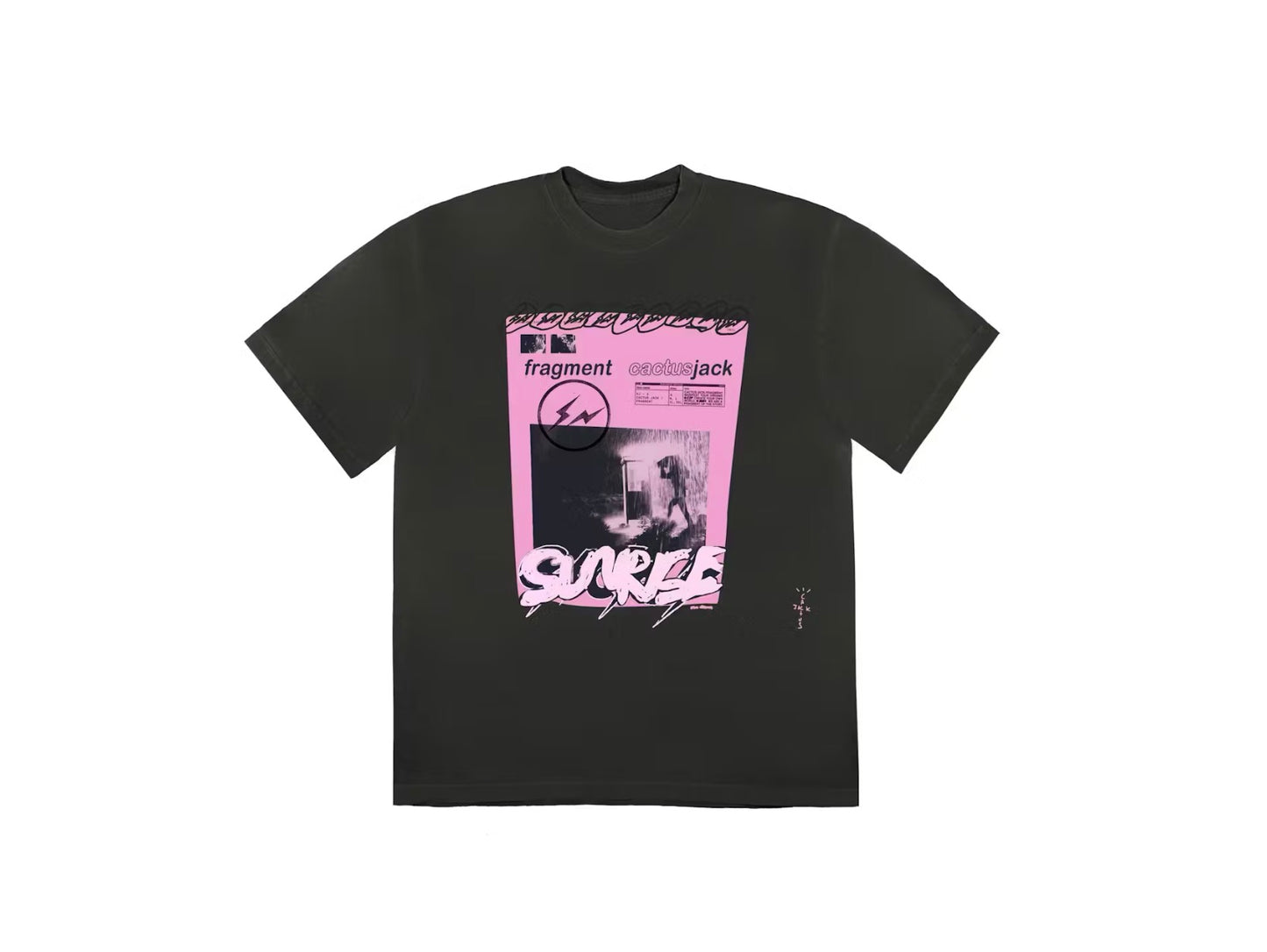Travis Scott Cactus Jack for Fragment Pink Sunrise Tee