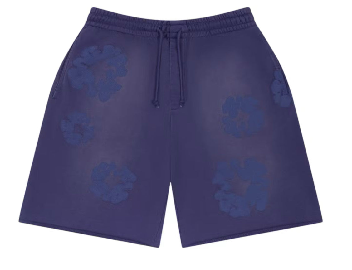 Denim Tears Mono Cotton Wreath Shorts Wash Blue – In-Stock Sneakers