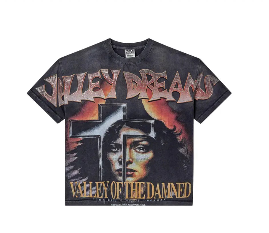 VALE FOREVER DAMNED BLING TEE BLACK