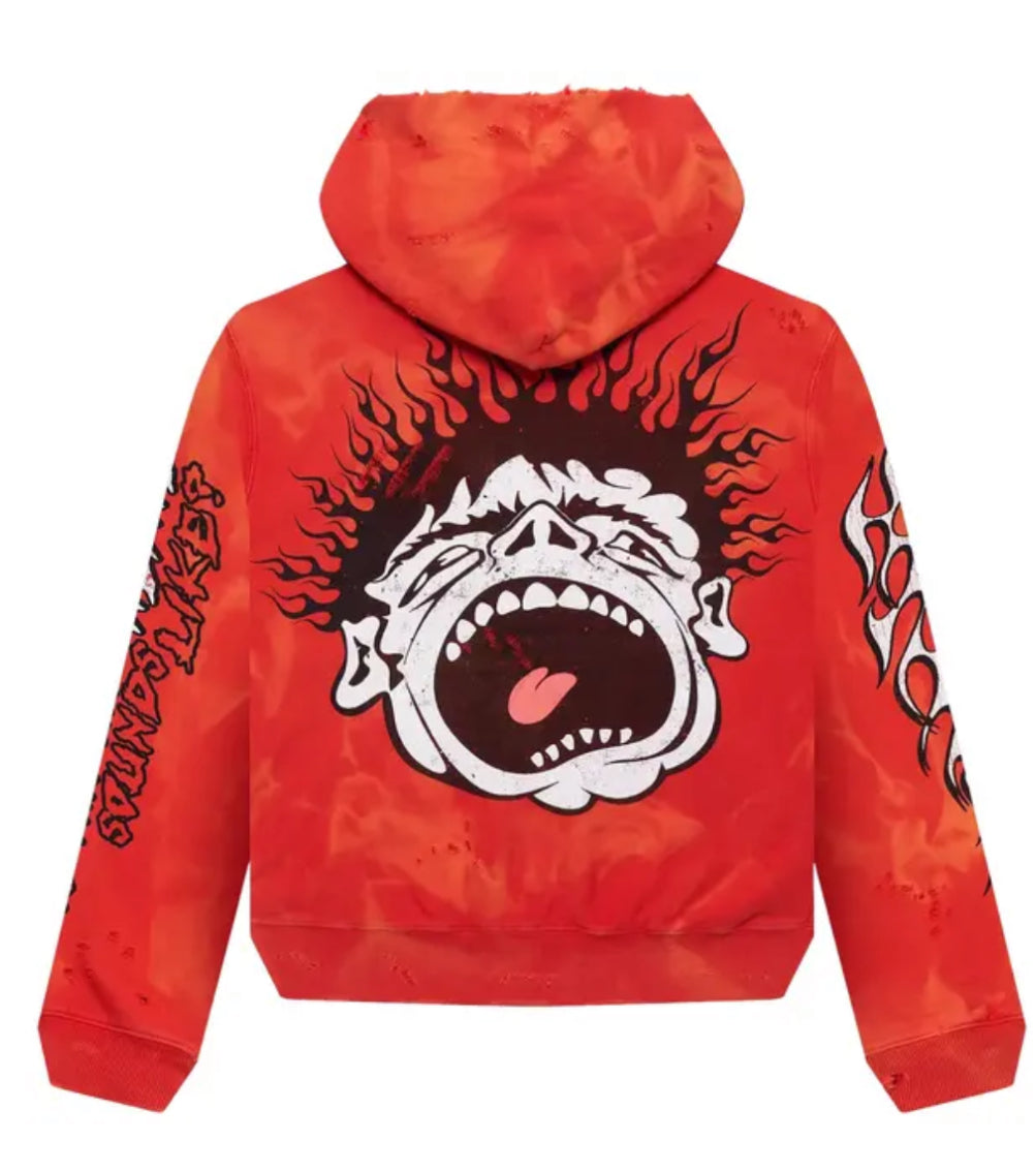 Hellstar Records Lava Wash Hoodie