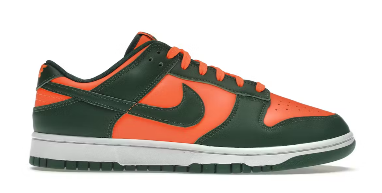 Nike Dunk Low Miami Hurricane