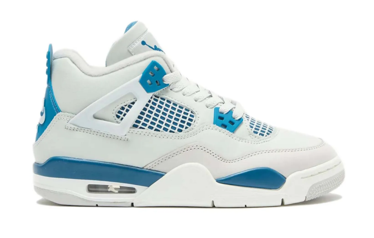 Jordan 4 Retro Military Blue (GS)