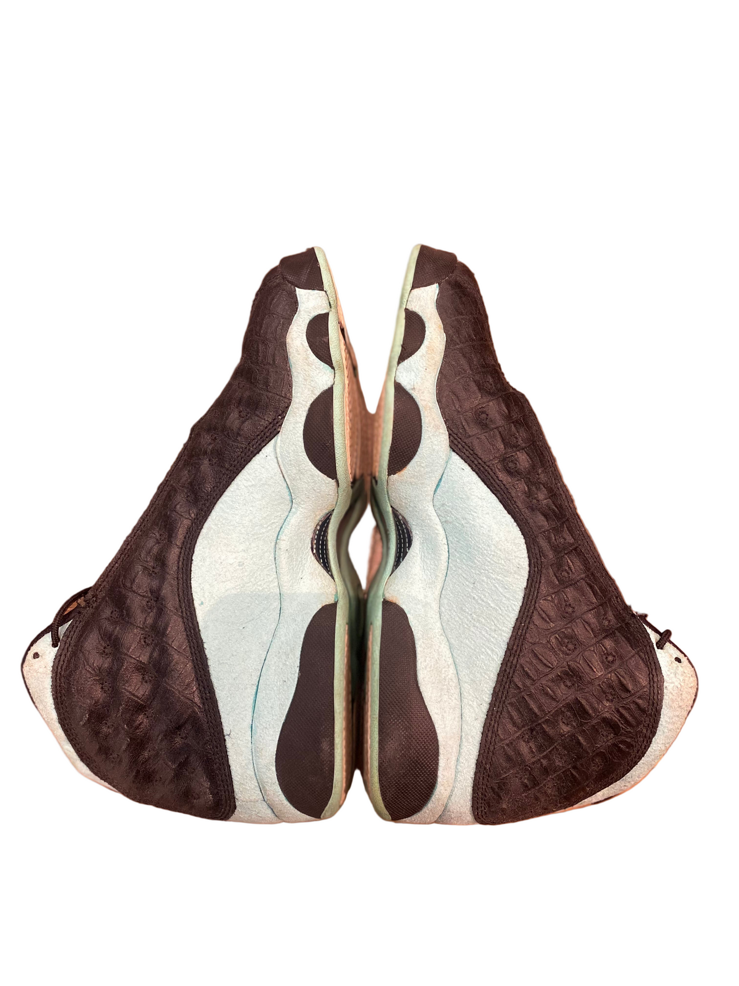 Preowned Jordan 13 Retro Black Island Green (GS)