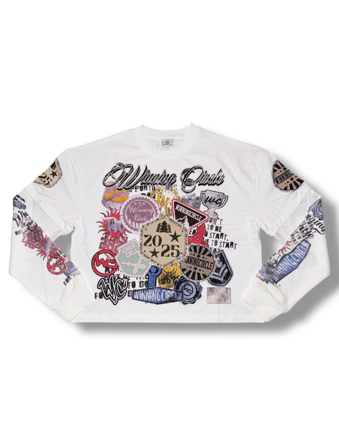 Winning Circle Badges L/S (White)