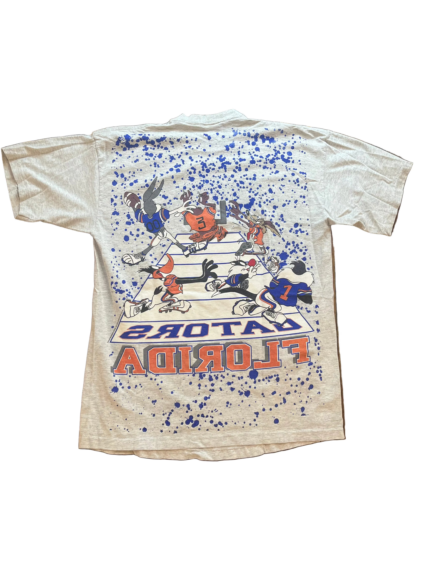 Vintage 90's Gators Looney Tunes Grey Tee