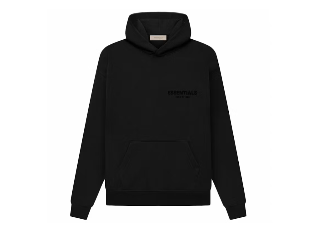 Pre-loved Essentials fear of God Stretch Limo Hoodie Black