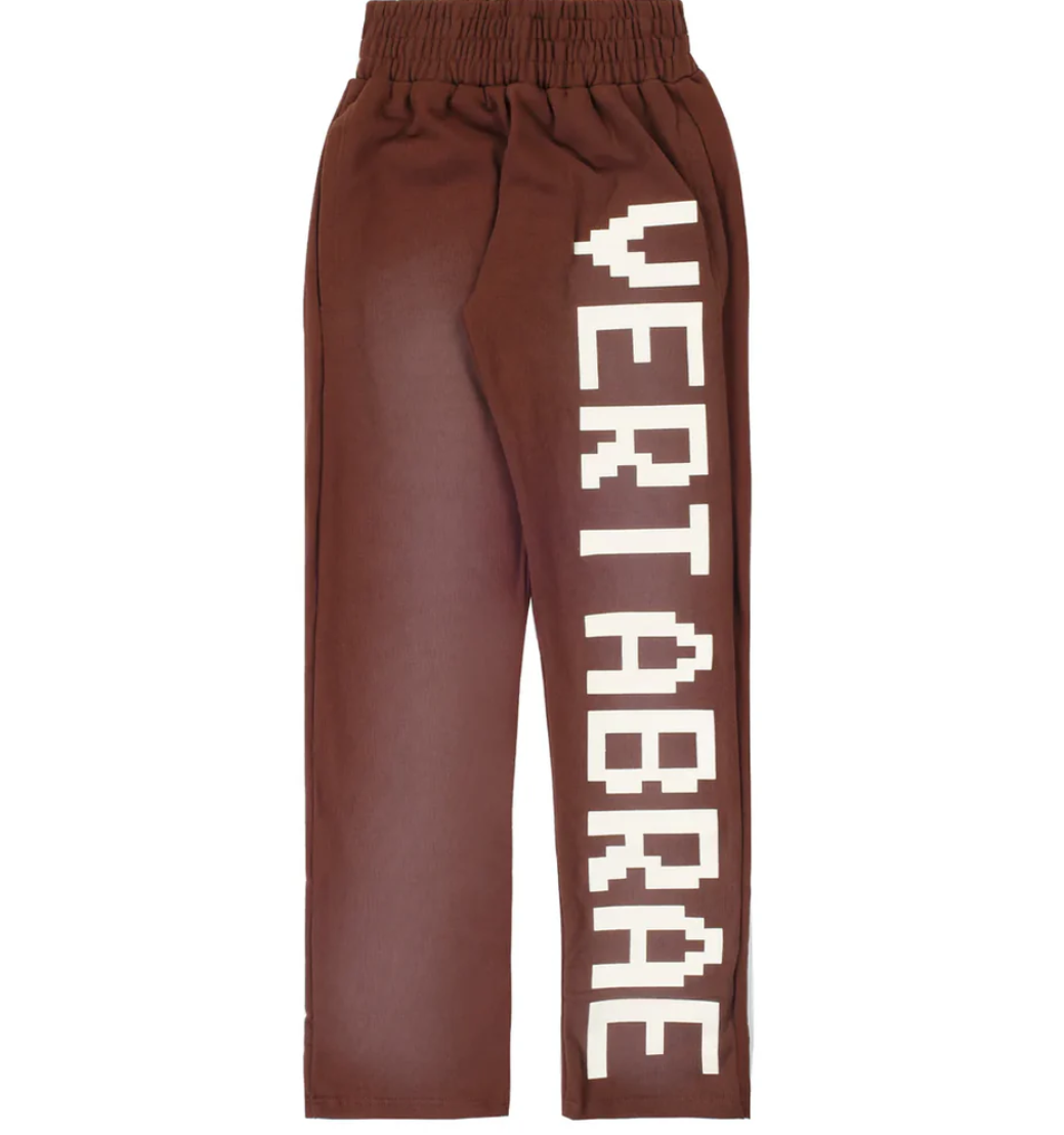 Vertebrae Sweatpants Brown/Cream