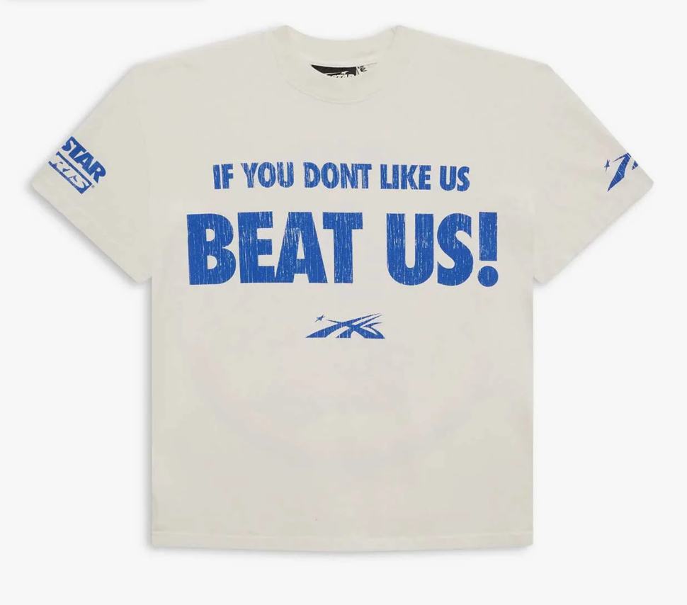 Hellstar Sports Beat Us! Tee (White/Blue)