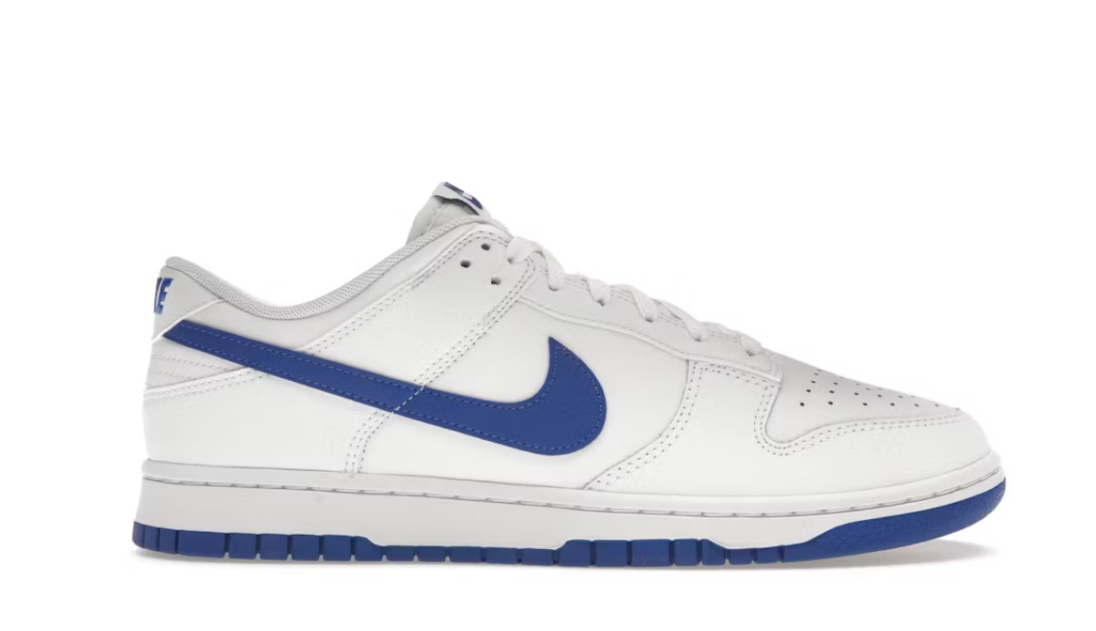 Nike Dunk Low White Hyper Royal