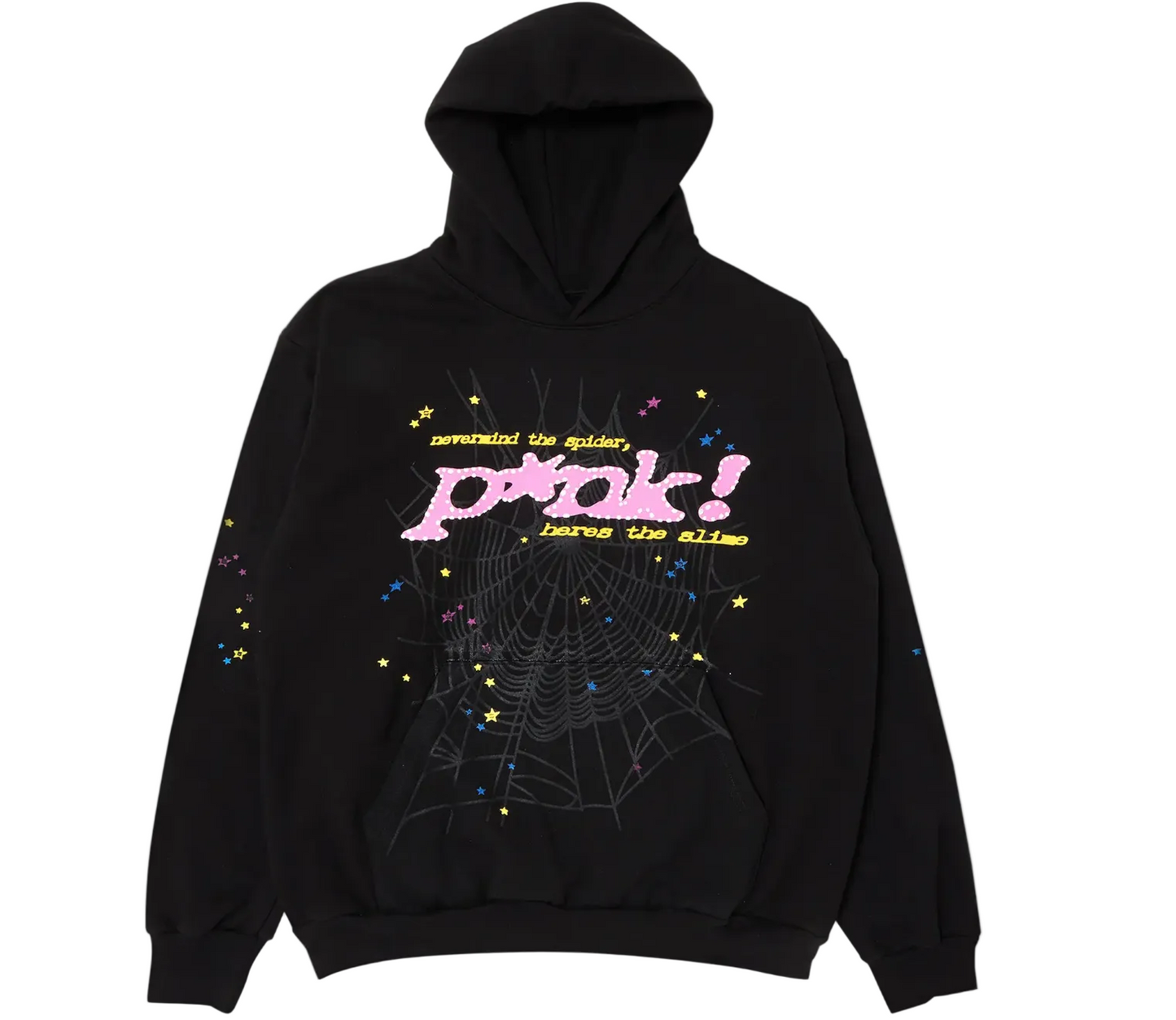 Sp5der P*NK Hoodie Black