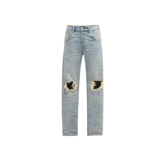 Pre-loved Purple Brand Light Indigo Blowout Slim Jeans