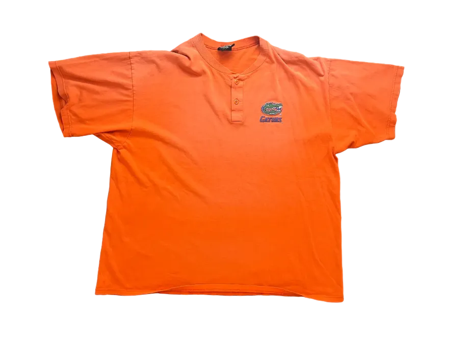 Vintage UF Henley Orange Tee