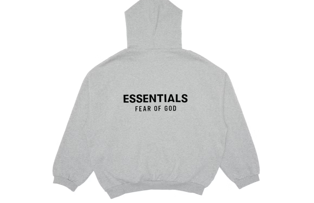 Fear of God Essentials Fleece Hoodie Light Heather Gray