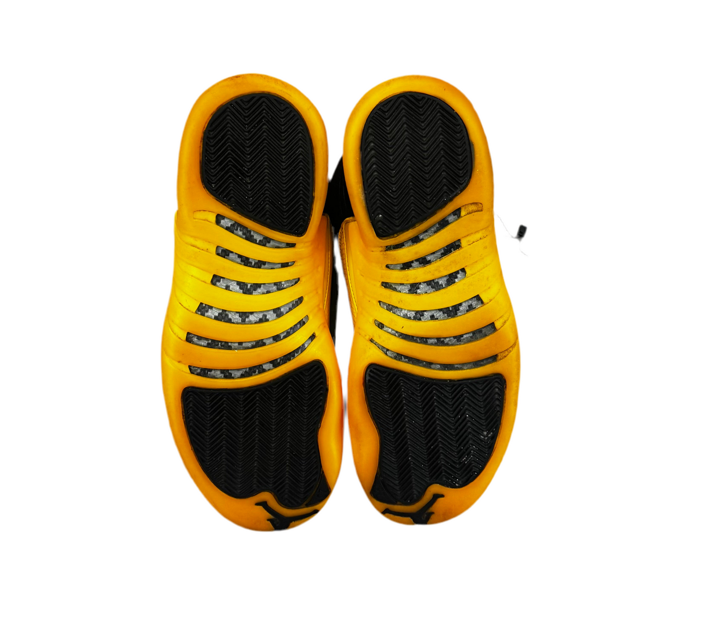 Preowned Jordan 12 Retro Black University Gold Sz. 10