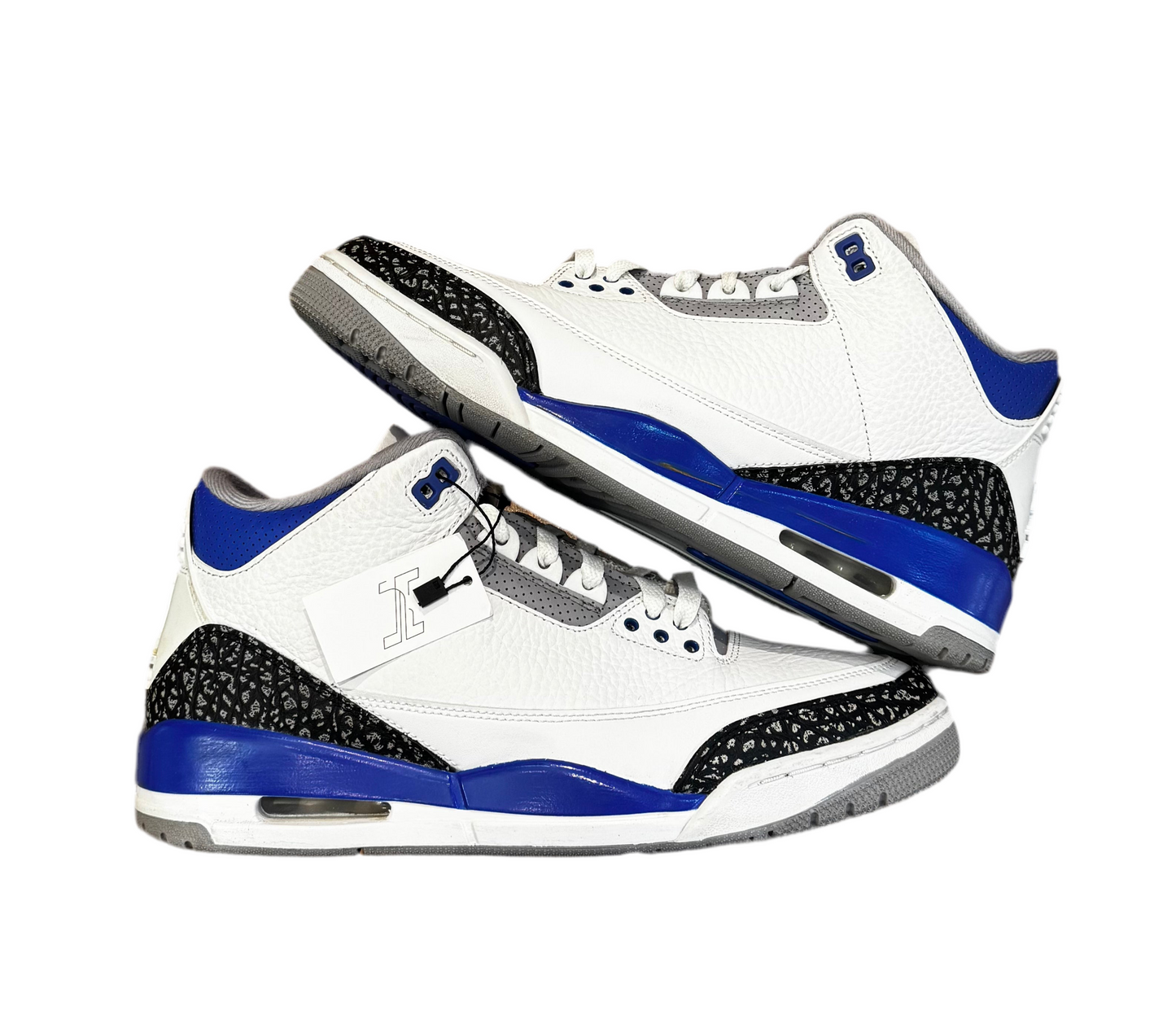 Preowned Jordan 3 Retro Racer Blue Sz. 10