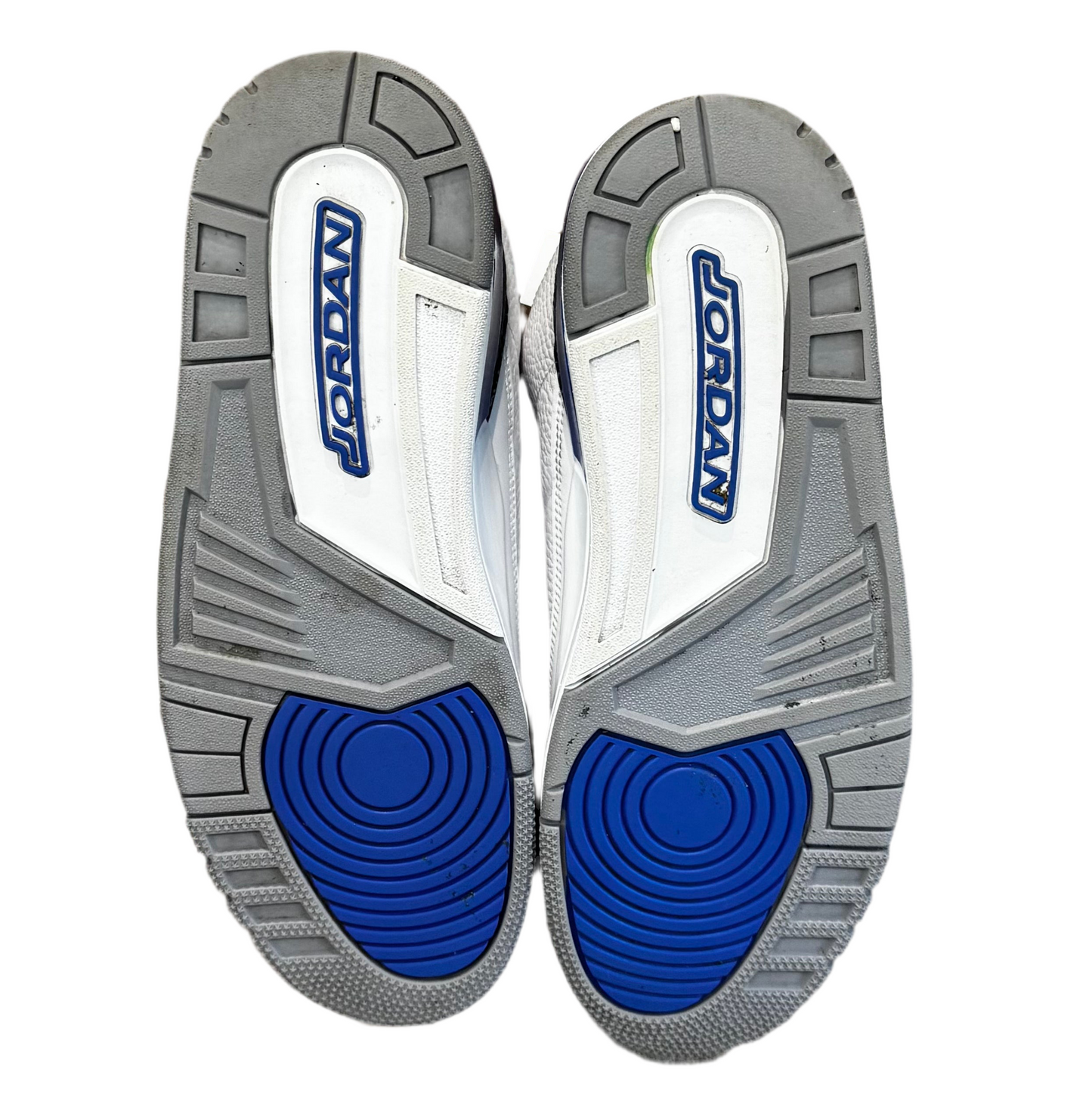 Preowned Jordan 3 Retro Racer Blue Sz. 10