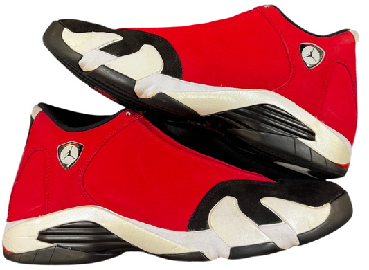 Preowned Jordan 14 Retro Gym Red Toro Sz. 10.5