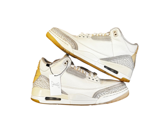 Preowned Jordan 3 Retro Craft Ivory Sz. 9.5