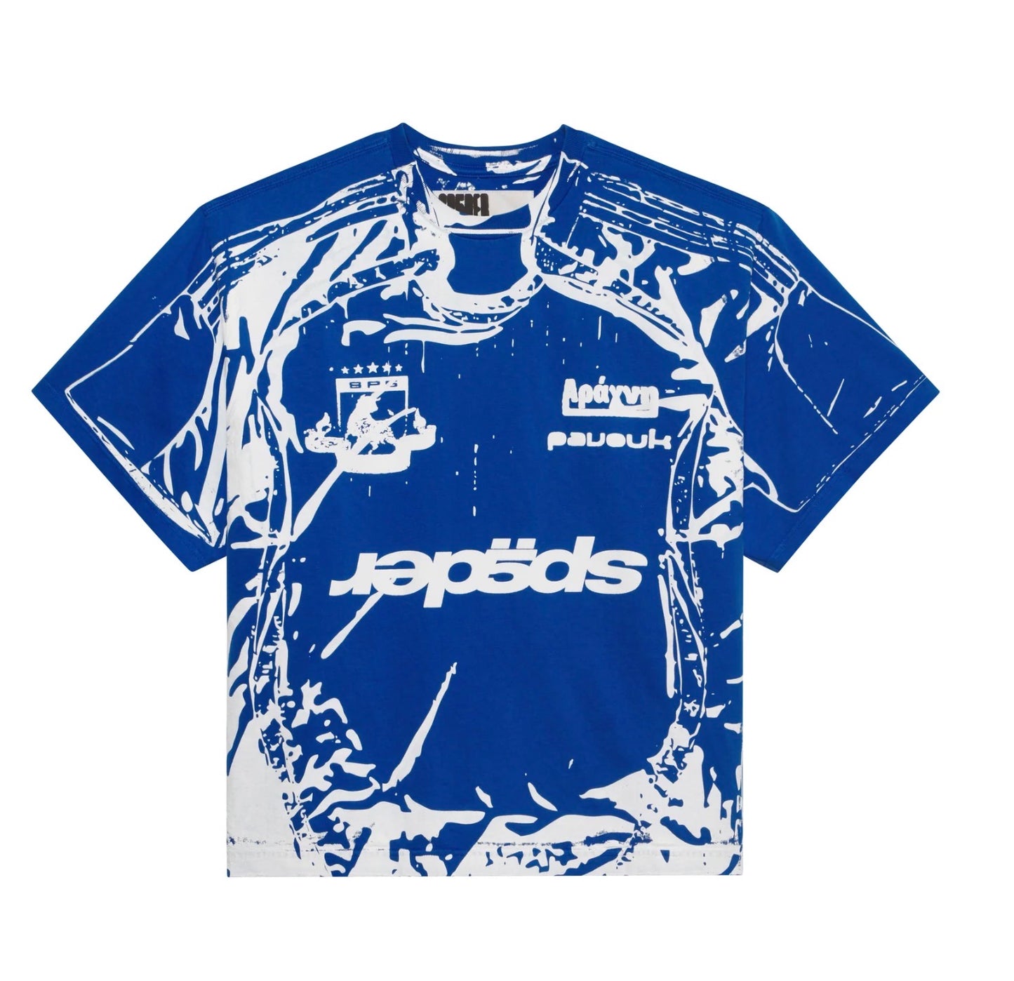 Sp5der Jersey Overprint Tee (Blue)