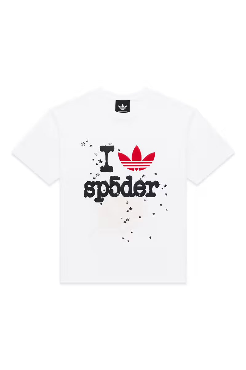 Sp5der x Adidas Tee White