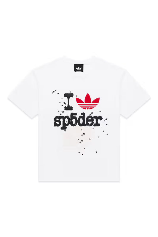 Sp5der x Adidas Tee White
