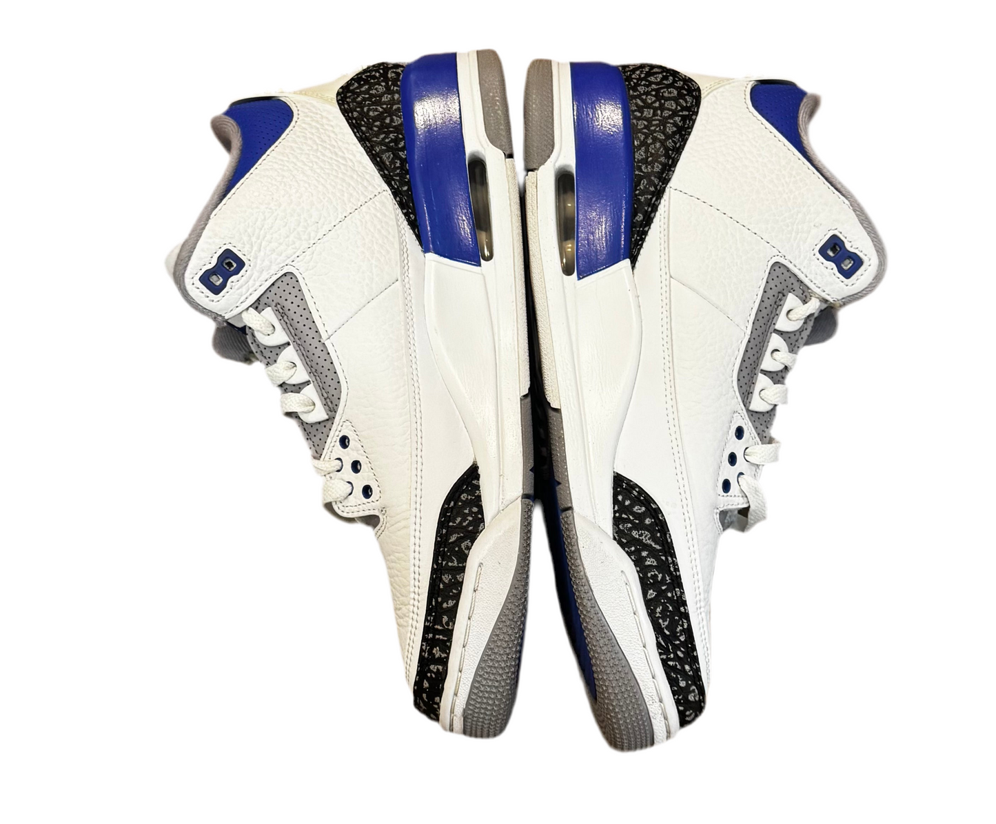 Preowned Jordan 3 Retro Racer Blue Sz. 10