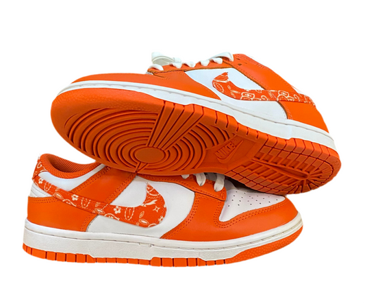 Preowned Nike Dunk Low Orange Paisley (W) Sz. 6y