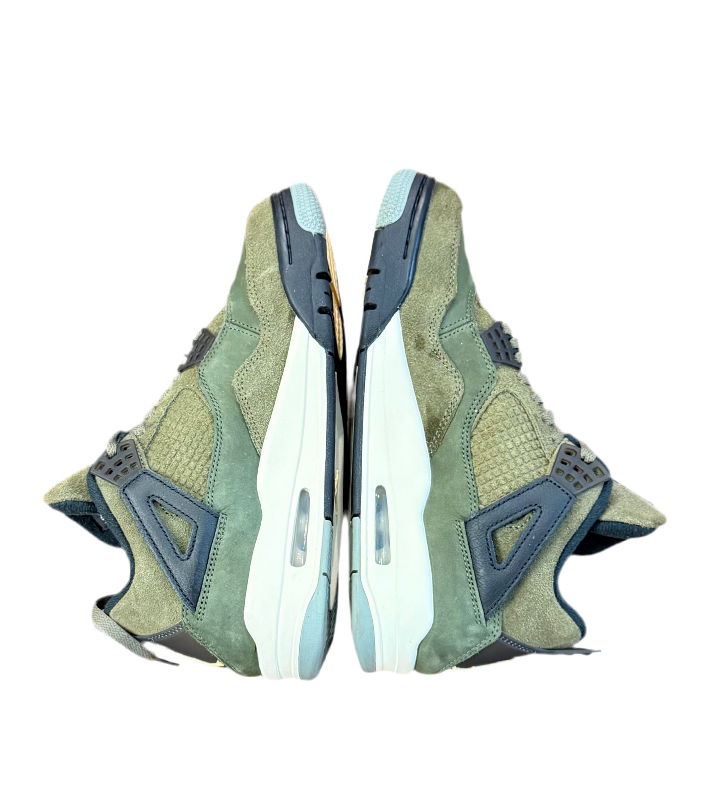 Preowned Jordan 4 Retro Craft Olive sz. 7.5