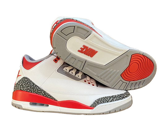 Preowned Jordan 3 Retro Fire Red Sz. 12m