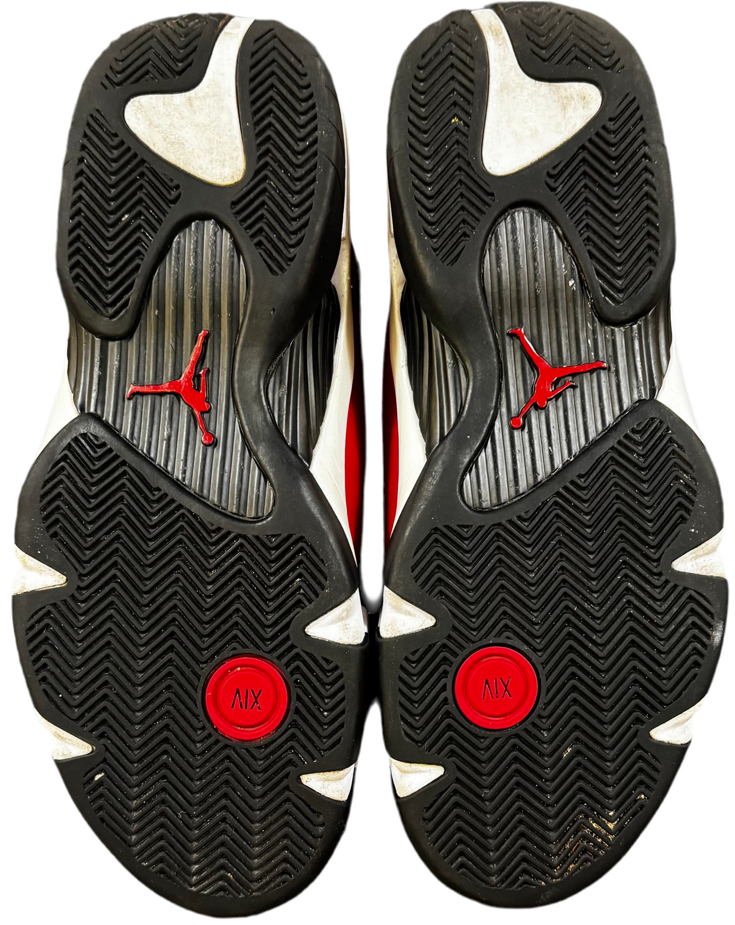 Preowned Jordan 14 Retro Gym Red Toro Sz. 10.5