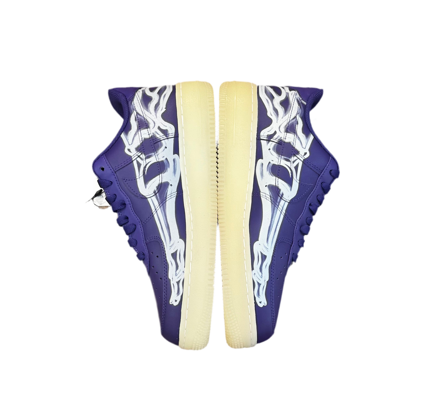 Nike Air Force 1 Low ‘07 QS Puprle Skeleton (2021) Sz. 8