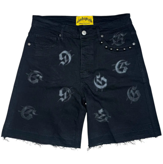 Godspeed Jean Shorts Infinity Black