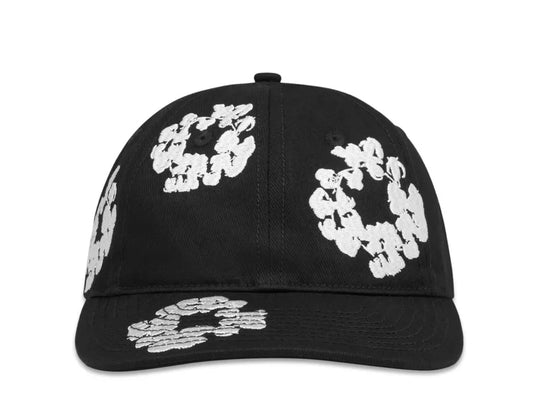 Denim Tears The Cotton Wreath Cap (Black)