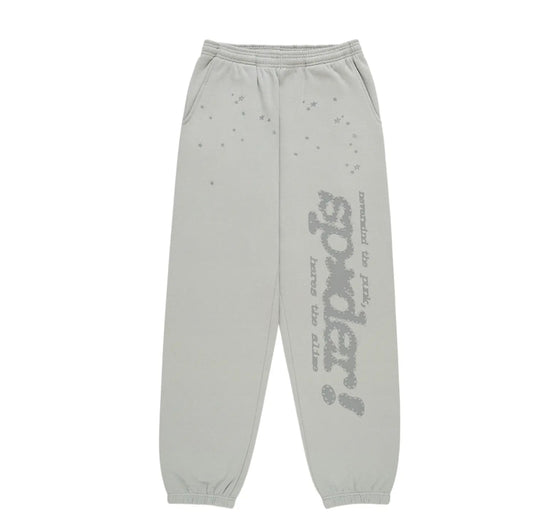Sp5der Tonal Punk V2 Sweatpants Sport Grey