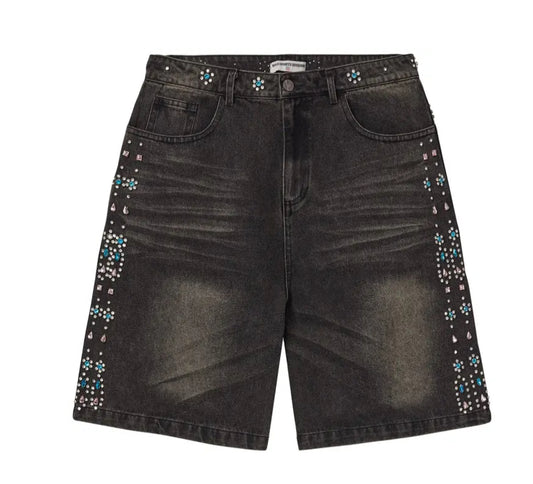 Vale Forever Candy Jorts (Black)
