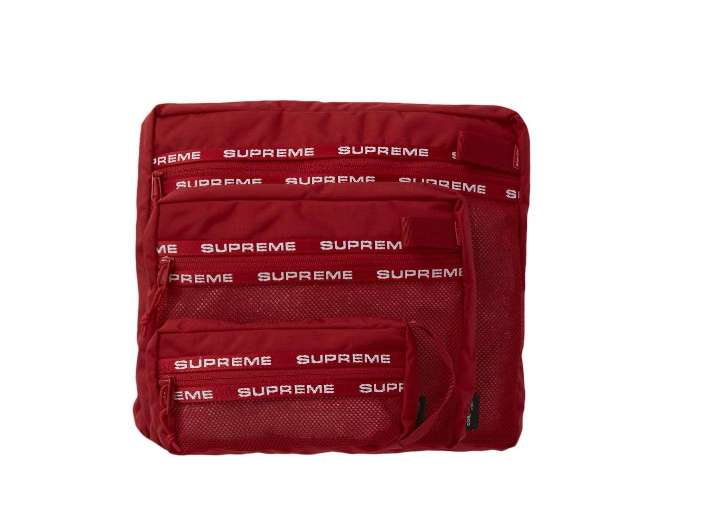 Supreme Red Organizer Bag Set