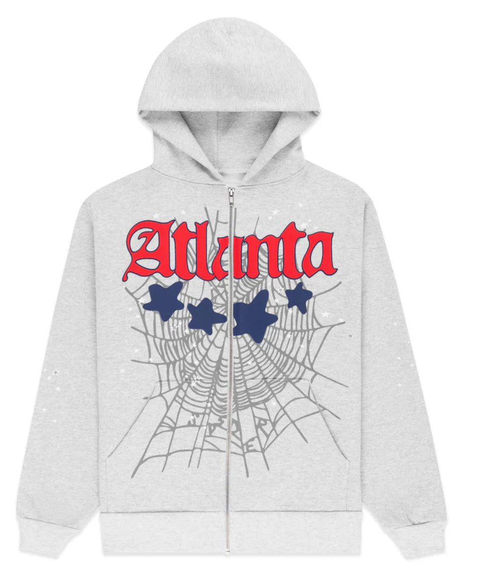 Sp5der Atlanta Full Zip Hoodie